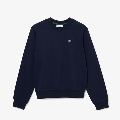 Lacoste Sweatshirt, Boyfriend Outfit, Lacoste Women, Guys Clothing Styles, Navy Blue Sweater, Lacoste Men, Fleece Joggers, Fleece Sweatshirt, Blue Sweaters