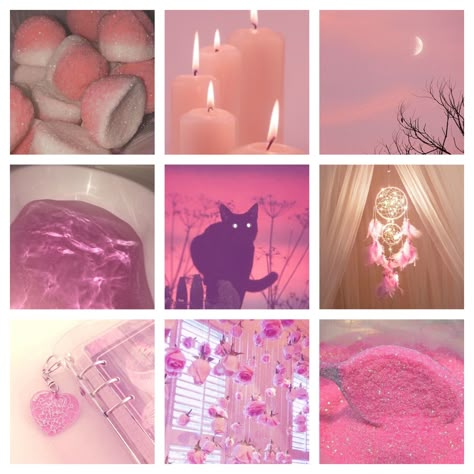 Witch Aesthetic Board, Aesthetic Character Moodboard, Moodboard For Character Design, Unicorn Mood Board, Moodboards For Ocs, Pastel Pink Witch Aesthetic, Character Moodboard Aesthetic, Mood Boards Pink, Pink Character Aesthetic