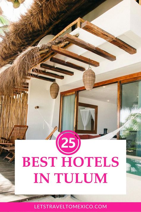 From luxury to budget stays, find the 25 best hotels in Tulum and discover the top areas to stay based on your travel style and budget. Tulum Mexico Resorts, Orchid House, Tulum Hotels, Explore Mexico, Tulum Beach, Mexico Resorts, Mexico Vacation, Tulum Mexico, Cheap Hotels