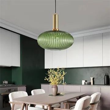 large colourful single pendant light - Google Shopping Glass Kitchen Pendant Lights, Stained Glass Pendant Light, Glass Pendant Shades, Stained Glass Pendant, Reeded Glass, Vintage Lanterns, Pendant Lamp Shade, Glass Pendant Lamp, Kitchen Pendants