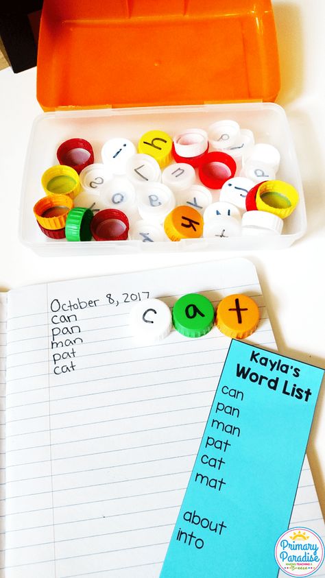 Year Long, Cheap, and Engaging Word work and Writing center ideas for your kindergarten, first grade, and second grade classroom! Your students will love these low prep, hands on centers. Perfect for Daily 5. First Grade Center Ideas, Writing Center Ideas, Centers First Grade, Second Grade Classroom, Literacy Centres, Ela Centers, Word Work Centers, Classroom Centers, Kindergarten Ela