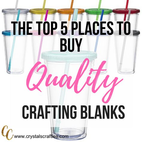 Where To Buy Blanks For Cricut, Embroidery Blanks Wholesale, Crafting Blanks, Craft Blanks, Vinyl Blanks, Wholesale Crafts, Cheap Stuff, Wholesale Craft Supplies, Cricut Supplies