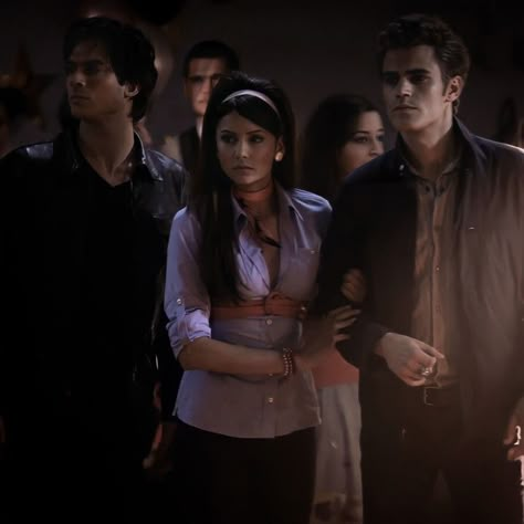 Damon Stefan And Elena, Elena Damon And Stefan, Damon Elena And Stefan, Stefan Elena And Damon, Tvd Ships, Stefan And Damon, Hayley And Elijah, Elena Damon, The Vampire Diaries Characters