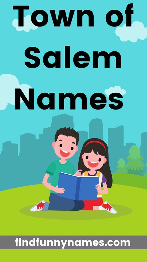 The Town of Salem is proud to announce the release of their newest list of official town names! From the classic to the contemporary, each name has been carefully chosen to reflect the town's unique history and culture. Discover the perfect name for your new home today! #TownofSalem #Names #History #Culture Fake Names, Random Names, Town Of Salem, Town Names, Funny Names, Funny Random, Spice Up, Pinterest Board, Creative Ideas