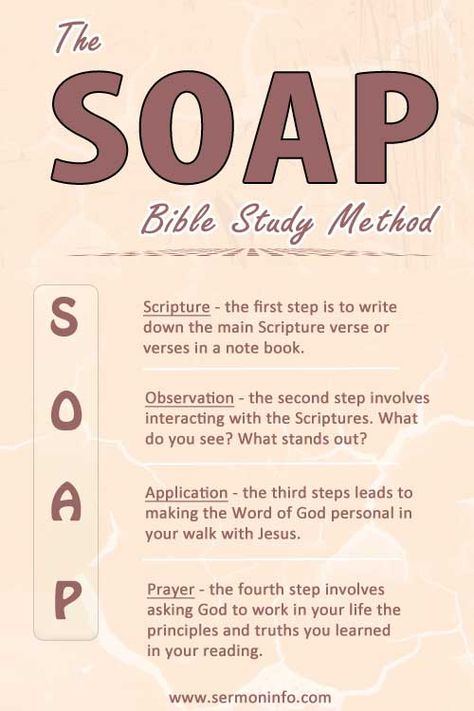 The SOAP Bible Study Method allows God to shape and mold your life for Jesus Christ. #bible, #biblestudy, #bibleteaching, #biblelessons, #prayer, #devotions Teen Girls Bible Study, The Soap Method, Jesus Notes, Bible Organization, Soap Bible Study Method, Soap Method, Girl Bible Study, Bible Study Method, Campus Ministry