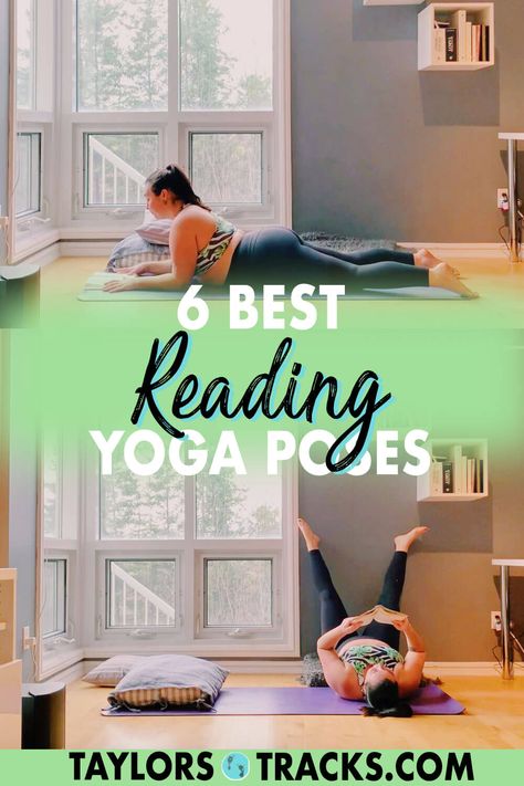 Yoga While Watching Tv, Workout While Reading, Reading Poses, Yoga Poses For Upper Back, Yoga Poses For Hips, Reading Pose, Reading Positions, Reading Retreat, Seated Yoga Poses