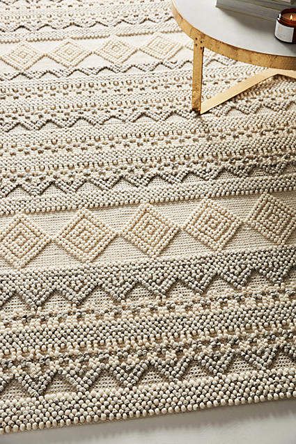 Anthropologie Pointillist Geo Rug Swatch Moroccan Decor Living Room, Neutral Flooring, Area Rug Pad, Hanging Furniture, Natural Fiber Rugs, Grey Carpet, Moroccan Decor, Carpet Colors, A Living Room