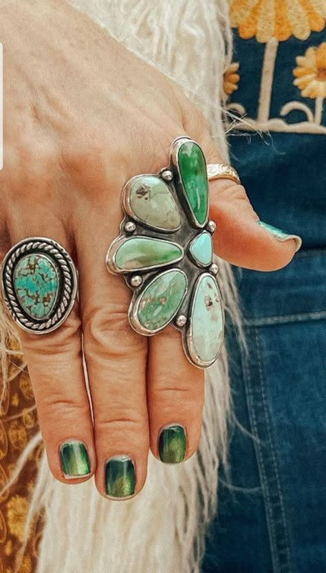 Green Turquoise Jewelry, Western Fashion Jewelry, Rodeo Jewelry, Turquoise Stone Jewelry, Silversmithing Jewelry, Leather Jewels, Metalsmithing Jewelry, Southwest Jewelry, Native Jewelry