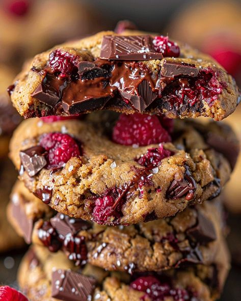 Raspberry Chocolate Chunk Cookies – Easy & Irresistible Raspberry Chocolate Chunk Cookies, Raspberry Dark Chocolate Cookies, Dark Chocolate Raspberry Cookies, Raspberry Chocolate Cookies, Chocolate Raspberry Dessert, Raspberry Chocolate Chip Cookies, Chocolate Raspberry Cookies, Raspberry Desserts, Raspberry Cookies