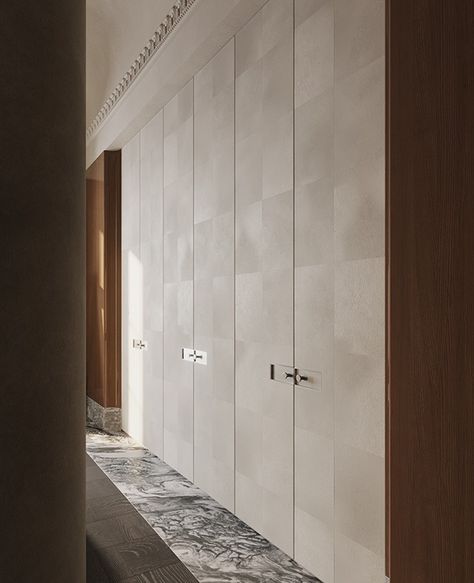 VILLAMILANO_ANS :: Behance Luxury Wardrobe Door Designs, Joinery Design, Wardrobe Door Designs, Flat Ideas, Wardrobe Handles, Wood Interiors, Wardrobe Design, Residential Design, Best Interior