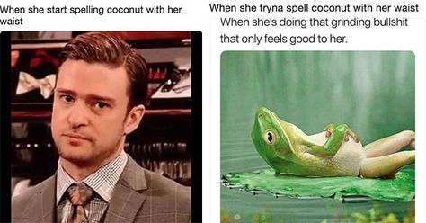 Spell Coconut With Your Waist, Spicy Memes Funny, Hot Twitter Quotes, Funny Bf Memes, Dirty Tweets Funny, Spicy Tweets Twitter, Dirty Quote Tweets, Dirty Tweet, Hornyposting Ideas Tweets