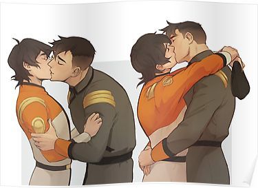 Garrison Kiss Poster Shiro Voltron, Form Voltron, Voltron Ships, Voltron Fanart, Voltron Klance, Voltron Legendary Defender, Cartoon Tv, Gay Art, الرسومات اللطيفة