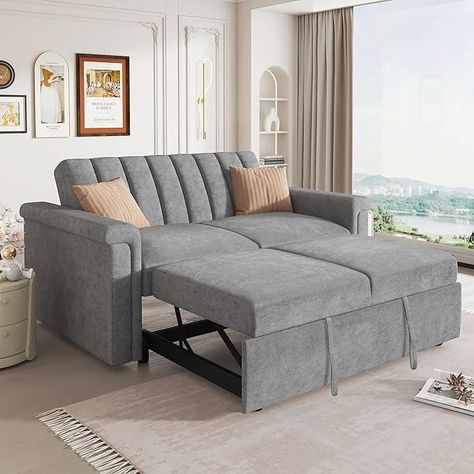 Amazon.com: Eafurn 3 in 1 Sleeper Bed,Convertible Pull Out Loveseat with Reclining Backrest,Comfy 2 Seater Love Seat Lounge Sofa & Couches for Living Room Sofabed, Beige 70.1" Queen with Soft Cushions : Home & Kitchen Bed For Two People, Sofa Convertible, Loveseat Sofa Bed, Pull Out Sofa Bed, Pull Out Sofa, Cushion Sofa, Modern Sofa Sectional, Comfortable Bed, Convertible Sofa Bed