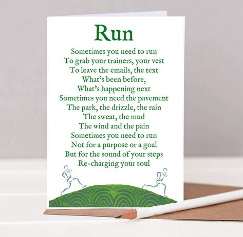 Running Illustration, Motivational Cards, Marathon Runner, Good Luck Cards, Running Quotes, Busy Mum, Running Inspiration, Gifts For Runners, Marathon Runners