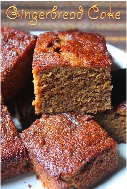 Moist Gingerbread Cake, Moist Gingerbread, Snacking Cake, Gingerbread Cake Recipe, Kek Lapis, Ginger Cake, Christmas Cake Recipes, Tres Leches Cake, Gingerbread Recipe