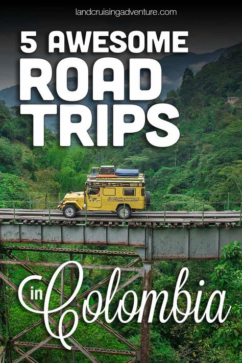 An ultimate country for overlanding with an abundance of awesome road trips: Colombia. We share 5 of our favorites. What is yours? #drivingincolombia #colombiaroadtrip #overlandingcolombia #overlandsouthamerica Colombia Road Trip, Colombia Trip, Explorer Map, Travel Report, Road Travel, Long Term Travel, Colombia Travel, Inspiring Photos, South America Travel