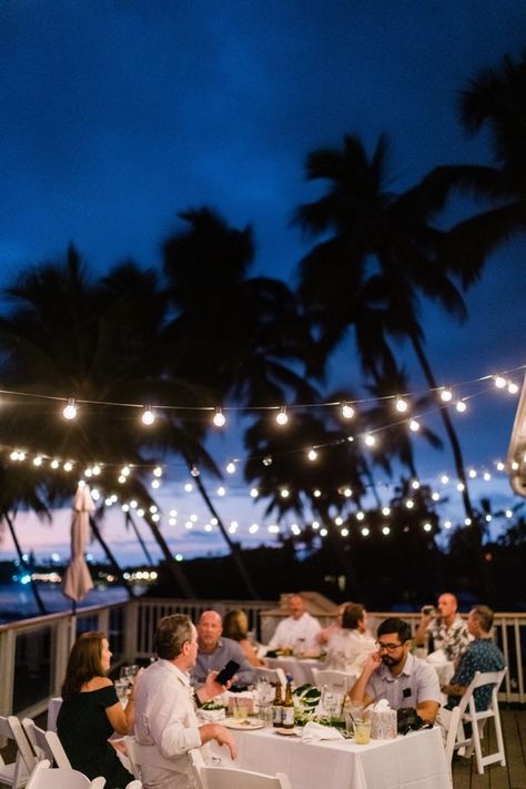 Intimate reception dinner on seaside deck. Beautiful Destination Intimate Wedding at Papa Kona Hawaii. Image by Forthright Photo. Luck Magic, Intimate Reception, Moving To Costa Rica, Elopement Reception, Intimate Destination Wedding, Jungle Vibes, Hawaii Volcanoes National Park, Hawaii Volcano, Kona Hawaii