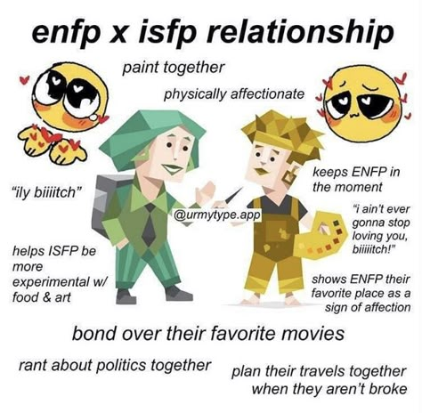 Isfp Memes, Isfp Enfp, Isfp Relationships, All Personality Types, Finding Friends, Enfp Relationships, Myers Briggs Personality Test, Enfp T, Mbti Relationships