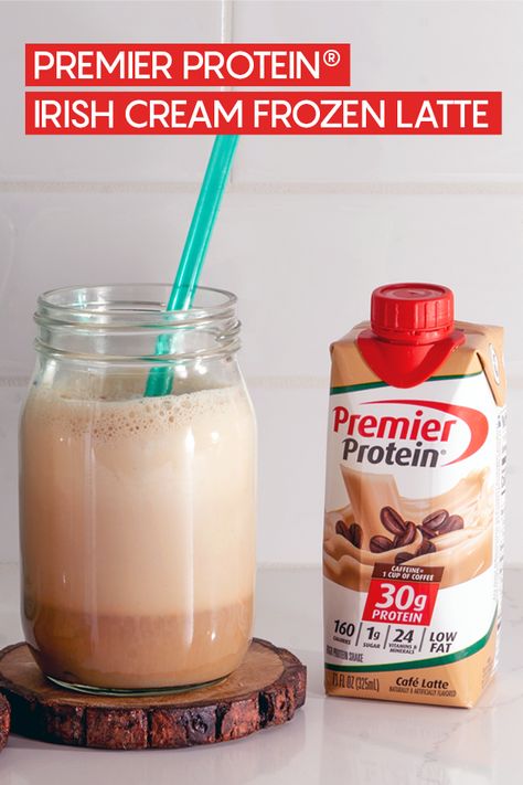 Coffee Premier Protein Shake Recipes, Premier Protein Shake Desserts, Premier Protein Coffee Shake, Smoothies With Premier Protein Shakes, Premier Protein Frappuccino, Premier Protein Drink Recipes, Coffee Premier Protein Shake, Priemer Protien Drink Recipes, Premier Protein Cafe Latte Recipes