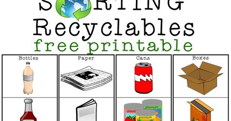 Free printable Earth Day sorting activity for toddlers and preschoolers to learn… Recycle Lesson Plans Preschool, Recycle Study For Preschool, Recycle Sorting Activity, Recycling Activities Grade 3, Recycle Printable, Earth Day Sorting Activity, Recycling Games, Recycling Activities, Eco Friendly Shopping Bags