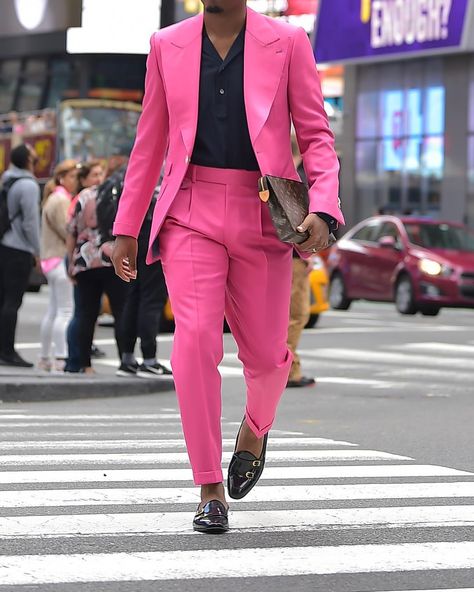 Albert on Instagram: “Let’s Paint The Town Pink!!!! The Manhattan Suit Is Available Online Now Via albertclothing.com 🔥🔥🔥” Tan Suits, Wedding Suit For Men, Men Wedding Suit, Wedding Suit Styles, Dinner Suit, Pants Gift, Formal Fashion, 24th Birthday, Pink Suit