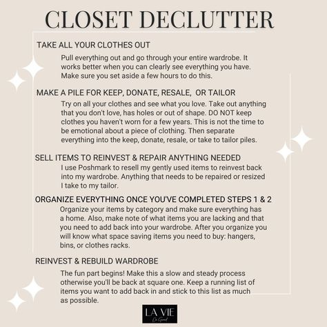 5 Easy ways to edit your closet Fall Closet Organization, French Wardrobe Basics, Closet Edit, Declutter Closet, Fall Closet, Velvet Hangers, Cleaning Closet, Drawer Dividers, Home Organization Hacks