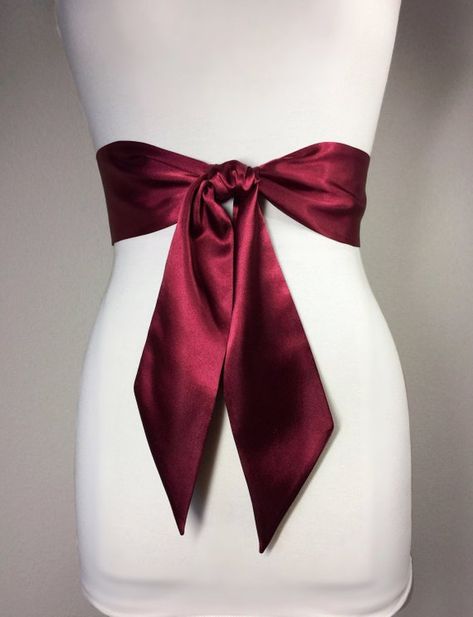 Maroon Wedding Dress, Burgundy Wedding Dress, Tops Sewing, Boda Ideas, Bridesmaid Sash, Diy Belts, Flower Princess, Belt Wide, Wedding Dress Sash