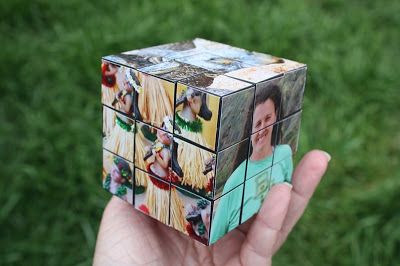 DIY Personalized Rubiks Cube Diy Photo Projects, Printing On Tissue Paper, Picture Magnets, Photo Bookmarks, Photo Gifts Diy, Rubix Cube, Photo Cubes, Diy Gifts For Mom, The Krazy Coupon Lady