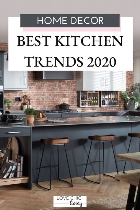 Organised Kitchen, Interior Updates, Kitchen Trends 2020, Top Kitchen Trends, Pastel Kitchen, Interior Minimalista, Smart Kitchen, Interior Modern, Kitchen Trends