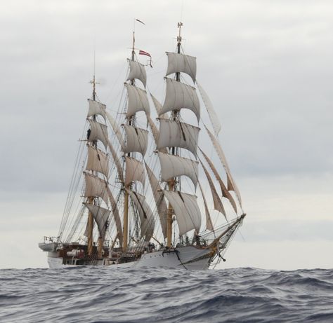 the frigate 'Danmark'                                                                                                                                                                                 Plus Navi A Vela, A Darker Shade Of Magic, Old Sailing Ships, The Grisha Trilogy, Tall Ship, Mermaid Aesthetic, Prince Eric, Black Sails, Sailing Vessel