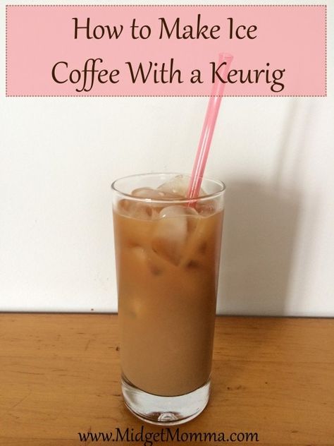 How to Make Ice Coffee With a Keurig with out buying the kcups or using kcups. You will never need to buy ice coffee kcups again. Iced Coffee Recipe Keurig, Keurig Iced Coffee, Café Kitchen, Diy Iced Coffee, Keurig Recipes, Iced Coffee At Home, How To Make Ice Coffee, Iced Coffee Drinks, Easy Coffee Recipes