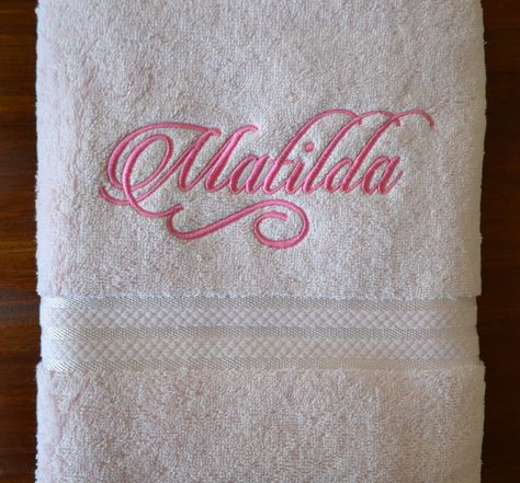 last Minute Christmas Gifts Excited to share the latest addition to my #etsy shop: Personalised Bath Towel, Custom Embroidered, Assorted Colours, Towel with Name https://etsy.me/3us4Qe0 #housewarming #personalisedtowel #custombathtowel #customembroidery #towelwithname Machine Embroidery Gifts, Kids Bath Towel, Monogrammed Bath Towels, Personalized Bath Towels, 2nd Birthday Shirt, Last Minute Christmas Gifts, Birthday Flyer, Custom Towel, Embroidered Towels