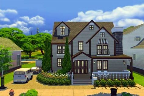 I rebuilt the Pique Hearth house from Willow Creek, which belongs to the Pancakes family. This house was #CREATEDBYSIMMADDNESS ♥ Much love from #simmaddness ♥ You can find more of my builds on the sims 4 gallery. #sims4builds #sims4 #piquehearth #pancakesfamily #willowcreek Builds Sims 4, Pancake House, Sims 4 Gallery, Willow Creek, Sims 4 Game, The Sims4, Custom Art, The Sims 4, The Sims