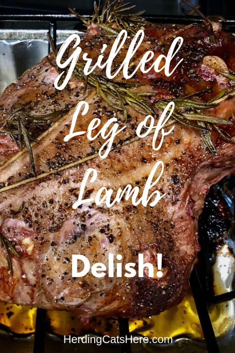 Leg of Lamb, grilled on the Big Green Egg is a new favorite ours.  Looking for a way to grill this deliciously easy meal for your next dinner? Bbq Leg Of Lamb, Grilled Lamb Recipes, Grilled Leg Of Lamb, Boneless Leg Of Lamb, Lamb Cuts, Green Egg Grill, Lamb Leg Recipes, The Big Green Egg, How To Cook Lamb