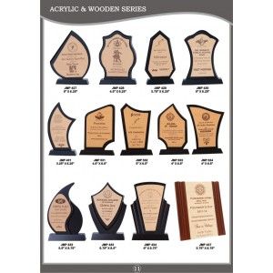 Wood Trophies, Wooden Award, Acrylic Trophy, Wood Craft Patterns, Plaque Design, Award Display, Award Ideas, Woodworking Tools Workshop, Custom Trophies