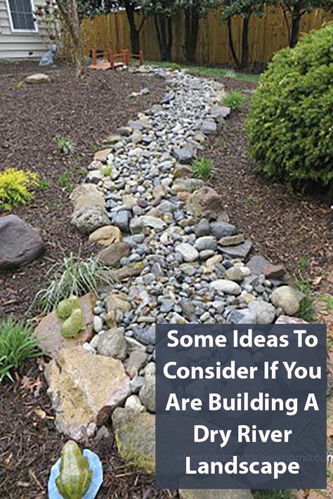 Dry Creek Bed Landscape, River Bed Landscaping Ideas, Dry River Bed Landscaping, River Bed Landscaping, Stream Landscaping, Riverbed Landscaping, Bed Landscaping Ideas, Dry Riverbed Landscaping, Hedges Landscaping