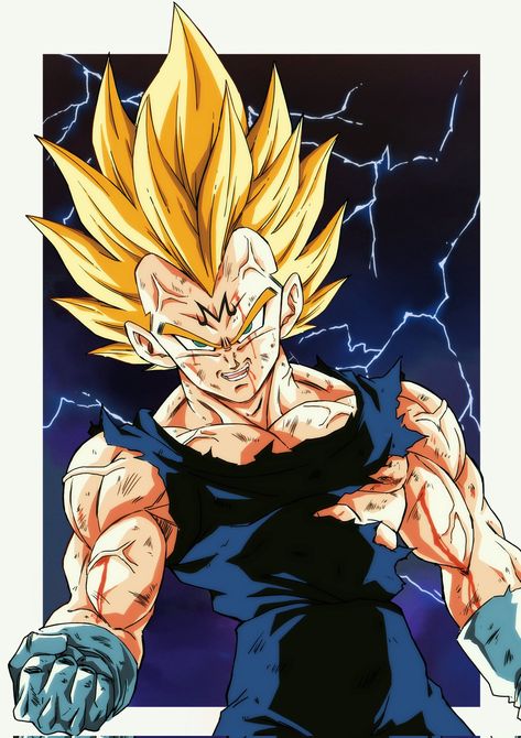 Dragon Ball Z Fanart, Vegeta Dragon Ball Z, Super Saiyan 2, Vegeta Super Saiyan, Madara Susanoo, Majin Vegeta, Madara Wallpaper, Dragon Ball Tattoo, Dragon Ball Painting