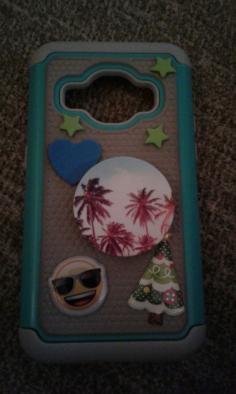 Decorate phone cases with foam and puffy stickers to personalize. Awesome Sauce, Puffy Stickers, Phone Ring, Sauce, Phone Cases, Electronic Products