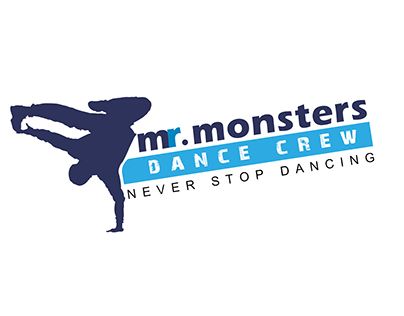 Dance Team Logo Design, Monster Dance, Team Logo Design, Branding Illustration, Dance Team, Dance Teams, Graphic Design Branding, Creative Logo, Behance Portfolio