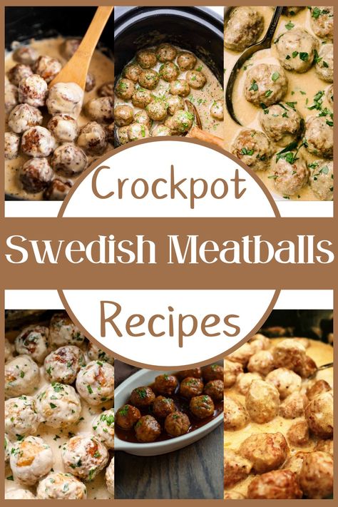 Swedish Sauce For Meatballs, Swedish Meatball Recipe Appetizers, Mushroom Meatballs Crockpot, Swedish Meatball Recipe Crockpot Frozen, Swedish Meatball Casserole With Frozen Meatballs, Swedish Meatball Stew, Easy Slow Cooker Swedish Meatballs, Crock Pot Swedish Meatballs Easy, Swedish Meatballs With Frozen Meatballs Crockpot