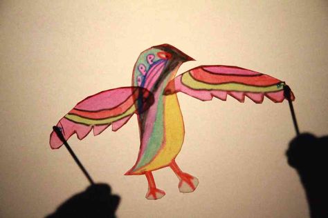 Shadow Activities, Shadow Puppetry, Shadow Theatre, Puppets For Kids, Puppet Patterns, Paper Puppets, Easy Art Projects, Art Making, Shadow Play