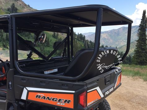 #polarisranger #rollcage #roll-cage #polaris #ranger #polarisranger900xp #900xp #xp900 #utv #sidebyside. Call Darren for information and pricing 801-865-7647 Ranger Roll, Polaris Ranger Accessories, Can Am Defender, Side Ideas, Honda Pioneer, Road Travel, Can Am Commander, Utv Accessories, Aluminum Roof