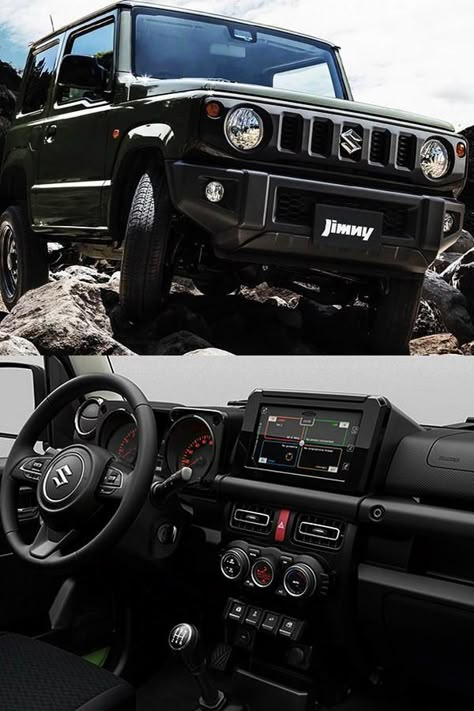 Suzuki Jimny Interior, Maruti Suzuki Jimny, Suzuki Jimmy, New Suzuki Jimny, Jimny 4x4, Jeep Lights, Jimny Suzuki, Motor Mobil, New Suv