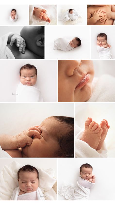 Newborn Neutral Photography, Minimalist Newborn Photos, Timeless Newborn Photography, Minimalist Newborn Photography, Newborn Baby Photography Ideas, Minimalist Newborn, Newborn Studio Photography, Neutral Fabrics, Studio Newborn Photography