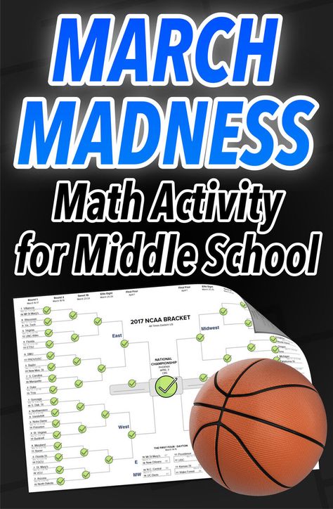 March Madness Math Activities, March Madness Math, March Madness Bracket, Math Madness, Fun Math Games, Math Tutor, Math Methods, Mental Math, Math Problems