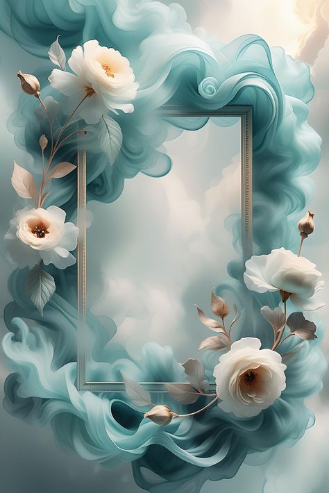 Frame Background Wedding, Photo Frame Background Images, Live Flower Wallpaper, Flowers On Wall, Flower Frame Background, Picture Frame Template, Flower Background Design, Flower Background Images, Photo Frame Wallpaper