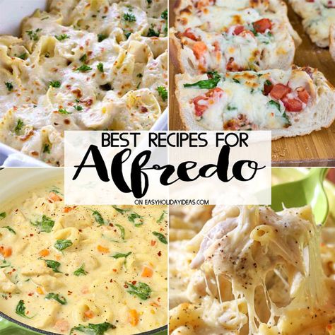 Alfredo With Vegetables, Chicken Alfredo Tortellini Soup, Best Alfredo Recipe, Alfredo Tortellini Soup, Alfredo Dishes, Chicken Alfredo Tortellini, Fettucini Alfredo Recipe, Alfredo Tortellini, Best Alfredo