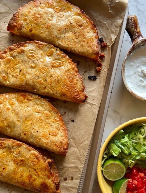 Crispy Bean & Cheese Sheet Pan Tacos  — Violet Cooks Things Crispy Bean Tacos, Sheet Tacos, Violet Cooks, Sheet Pan Tacos, Pan Tacos, Mexican Flour Tortillas, Fried Tacos, Gluten Free Tacos, Lime Crema