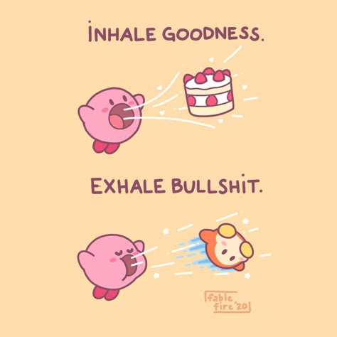 Cute Motivational Quotes, Cheer Up Quotes, Kirby Nintendo, Anime Artist, Cute Inspirational Quotes, Feel Good Quotes, Sparks Joy, Cute Messages, Cute Illustrations