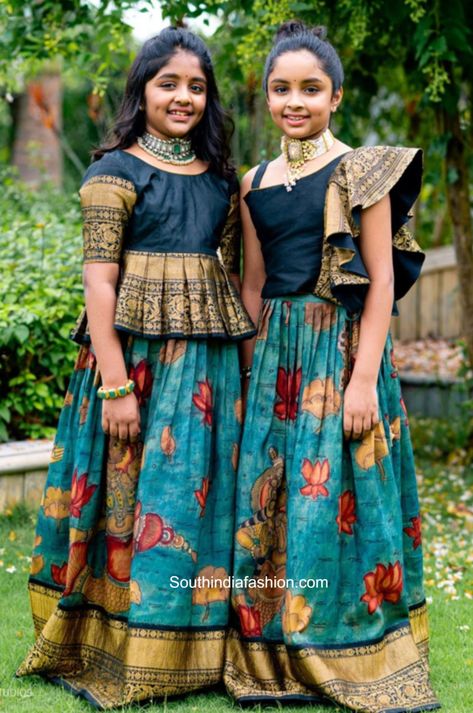 Jewellery Styling, Kids Dress Collection, Kids Blouse Designs, Kids Blouse, Kids Frocks Design, Kids Dress Wear, Kids Dress Patterns, Girls Frock Design, Half Saree Designs